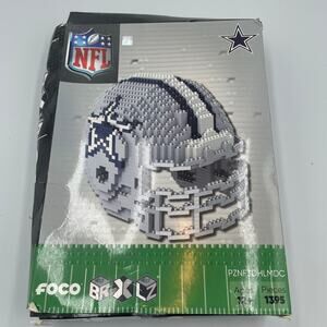 Dallas Cowboys FOCO NFL BRXLZ Team Helmet 3D Construction Block Set NEW Open Box
